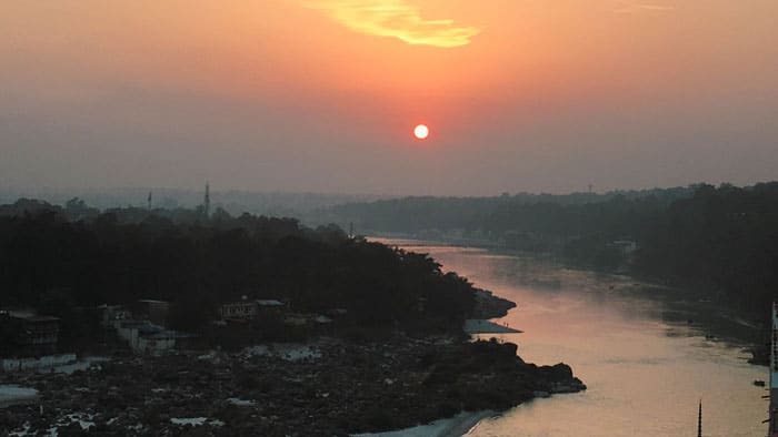 Sunset Ganges Rishikesh